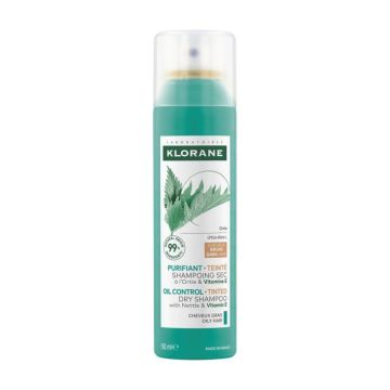 Klorane shampoo secco ortica capelli scuri 150 ml